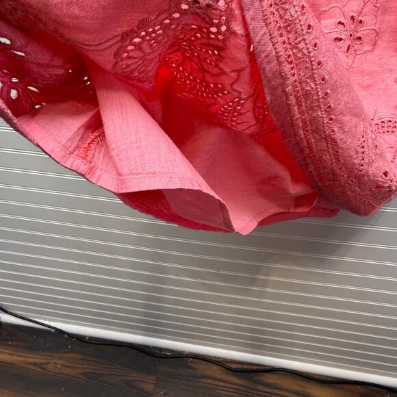 Tommy Bahama St Lucia Split Neck Dress Coral Coast Size XS Oversized - Picture 8 of 13